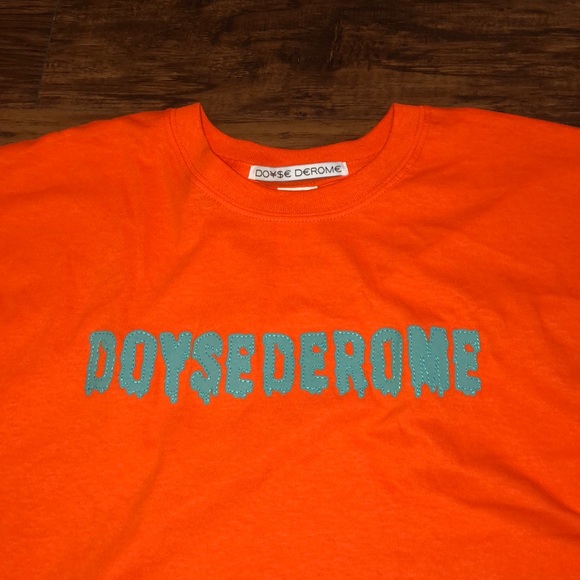 Doyse Derome orange t-shirt